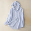 CORAL LINEN HOODIE