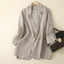 GIANNA LINEN BLAZER