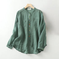 NORA LINEN BLOUSE