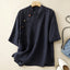 RICA LINEN BLOUSE