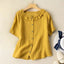 NICOLE LINEN BLOUSE