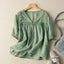 EVELYN LINEN BLOUSE