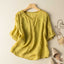 NORA LINEN BLOUSE