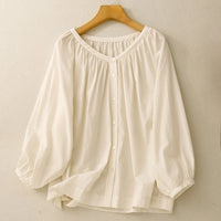 ALMA LINEN BLOUSE