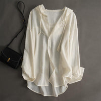 DIANA LINEN HOODIE