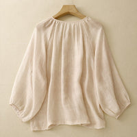 FLORA LINEN BLOUSE