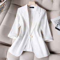 SILVIA LINEN BLAZER