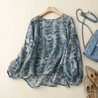 ALENA LINEN BLOUSE