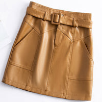 KIKI™ LEATHER SKIRT