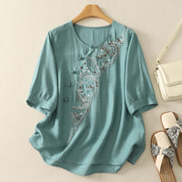TAMAR LINEN BLOUSE