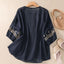 ALENA LINEN BLOUSE