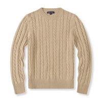 CABLE WOOL SWEATER