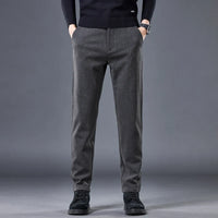 SLIM FIT WOOL PANTS