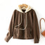 NOAM LEATHER HOODIE