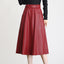 FLORA LEATHER SKIRT