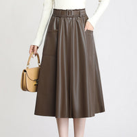AMARA™ LEATHER SKIRT