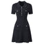 CELESTE™ BUTTON MINI DRESS