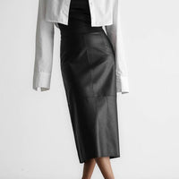 SAVHANA™ LEATHER SKIRT