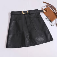 MILA™ LEATHER SKIRT