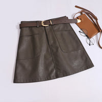 MILA™ LEATHER SKIRT