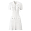 CELESTE™ BUTTON MINI DRESS