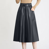 AMARA™ LEATHER SKIRT