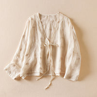 LIVIA LINEN CARDIGAN