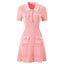 CELESTE™ BUTTON MINI DRESS