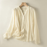 ANNA LINEN BLOUSE