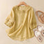 ALENA LINEN BLOUSE