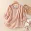 ALENA LINEN BLOUSE