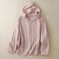 PAIGE LINEN HOODIE