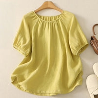 CLARA LINEN BLOUSE