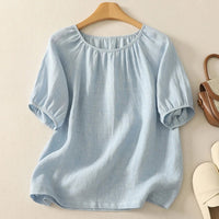CLARA LINEN BLOUSE