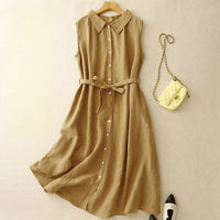 IRIS LINEN DRESS