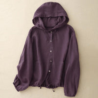 LIA LINEN HOODIE