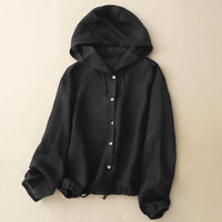 LIA LINEN HOODIE