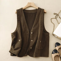 JULIA LINEN VEST