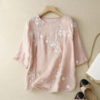 ERIN LINEN BLOUSE