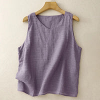 SABRINA LINEN VEST