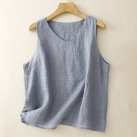 SABRINA LINEN VEST