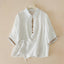 ANYA LINEN BLOUSE