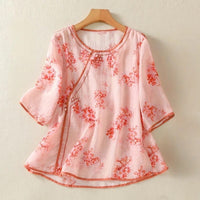 JASMINE LINEN BLOUSE