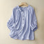 LUCIA LINEN BLOUSE