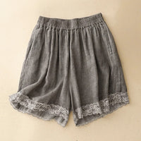 FLORA LINEN SHORTS
