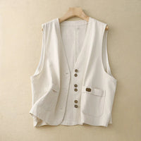 HELENA LINEN VEST