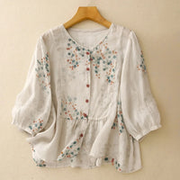 KALA LINEN BLOUSE