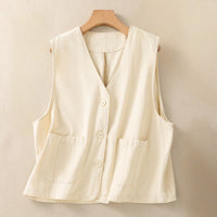 DANA LINEN VEST