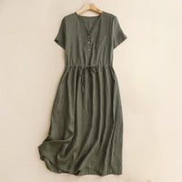 EMILY LINEN DRESS