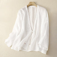 FIONA LINEN BLOUSE
